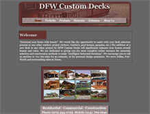 Tablet Screenshot of decksandarbors.com